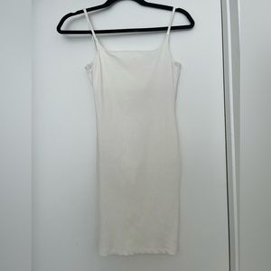 White mini dress